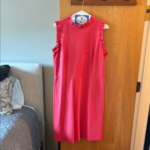 LOFT Vibrant Red Sleeveless Dress